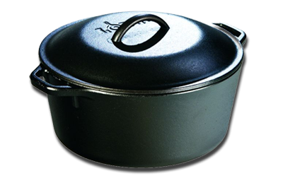 Litinový hrnec s poklicí Lodge 6,6l (Dutch oven)